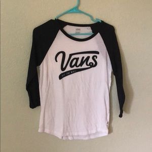 Vans quarter sleeve t shirt